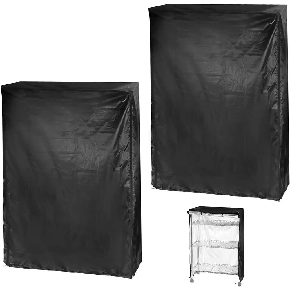 

Чехол для прочной стеллажной системы 48x18x72 дюйма, из красной ткани 210D, 2 шт., черный