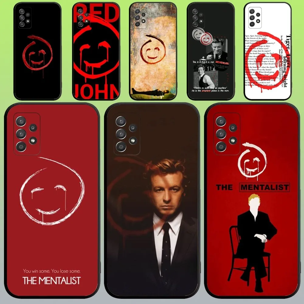 Red John The Mentalist Phone Case For Samsung Galaxy A20,A21s,A22,A31,A32,A52,A53,A72,73,A80,A91 Soft Black Cover