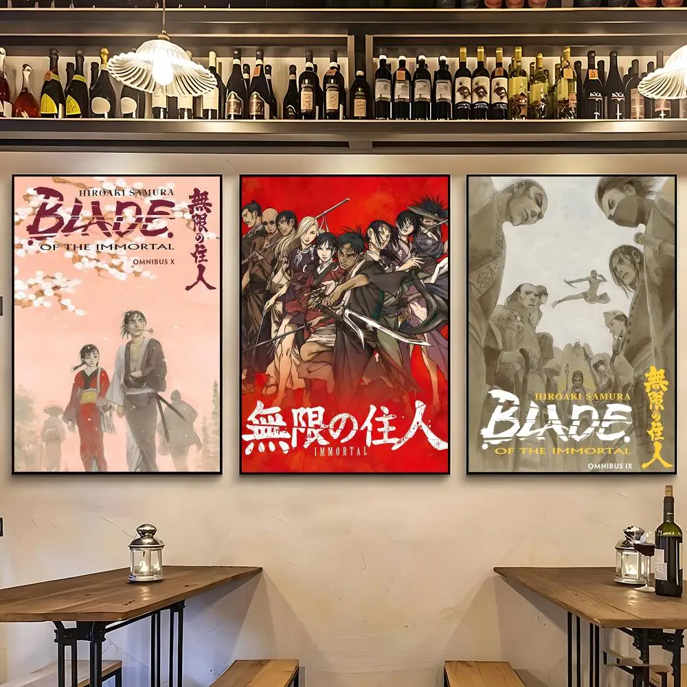 manga Blade of the Immortal New Arrival Popular Art Print Poster HD Wall Art Sofa Home Decor Gift For Fans