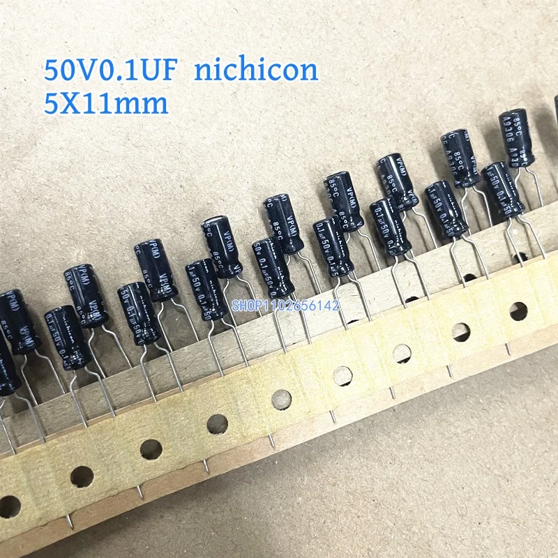 10 Uds 50V1UF 2,2UF 3,3UF 4,7UF 0,1UF50V nichicon condensador electrolítico no polar 1UF50V RUB 100V3.3UF Elna RBP2 4,7UF 50V 0,1UF
