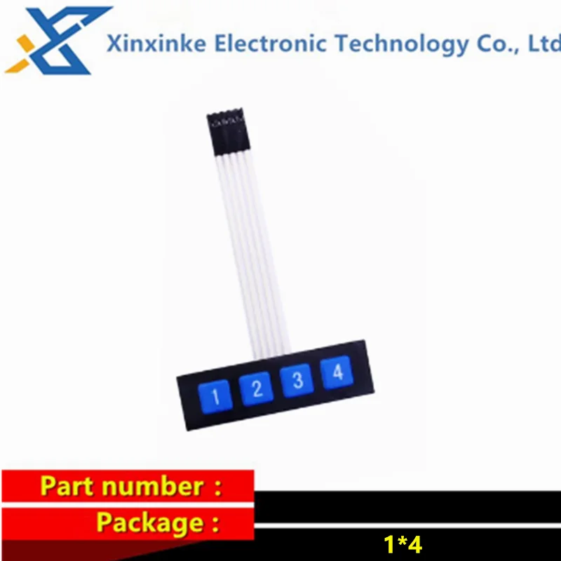 10PCS Große Tasten 4*4/1*4/3*4/4*5 Matrix Tastatur MCU Externe Erweiterung Tastatur Film Tastatur