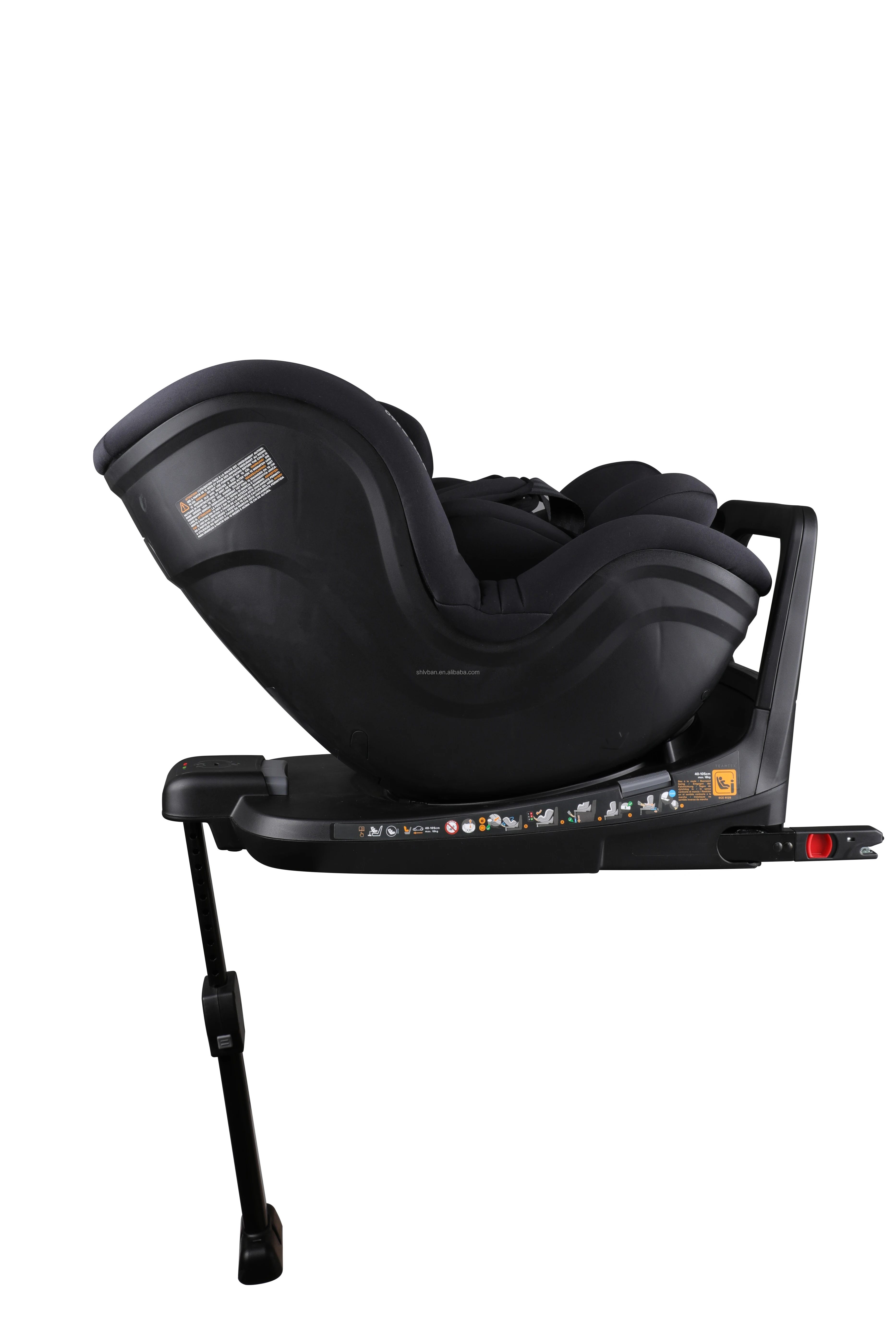 ez-travel new design Isize 360 degree rotation isofix and support leg baby car seat