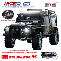 MJX Hyper Go H8H+ 1/8 4WD RC Car Professional 4x4 Off-Road Racing 30km/H 3970 Sensored Brushless Motor 2.4G Remote Control Cars
