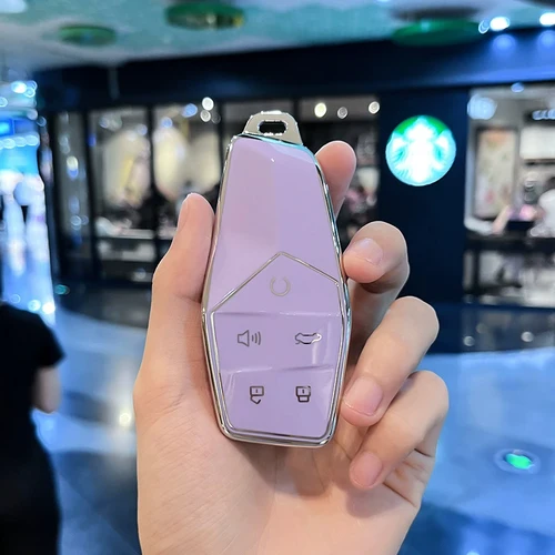 Imagen 2 del producto Funda de TPU para llave de coche, funda protectora remota, bolsa, soporte para llavero Fob para MG One 2022 2023 2024, accesorios interiores