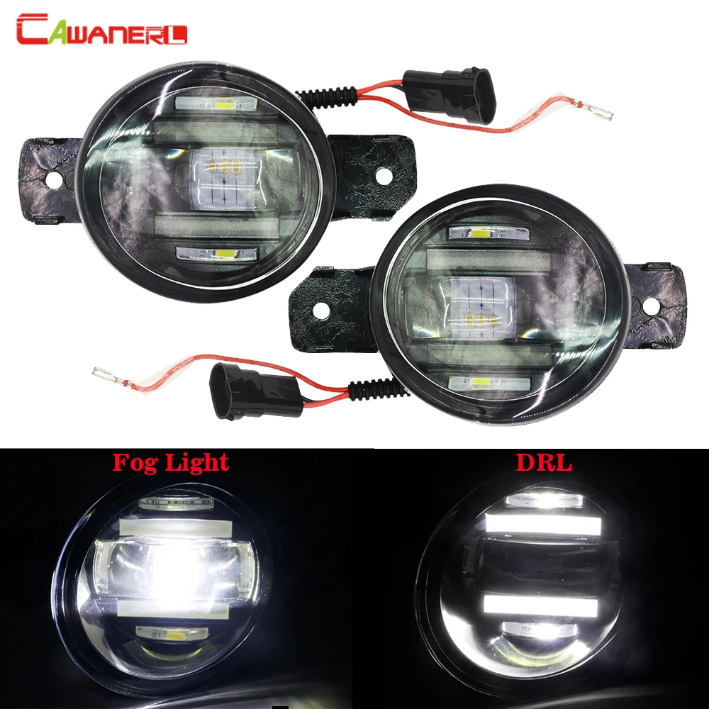 

2IN1 Car LED Fog Light with DRL Daytime Running Lamp For Nissan Altima Qashqai Juke Murano X-Trail Micra March Tiida Rogue Sunny