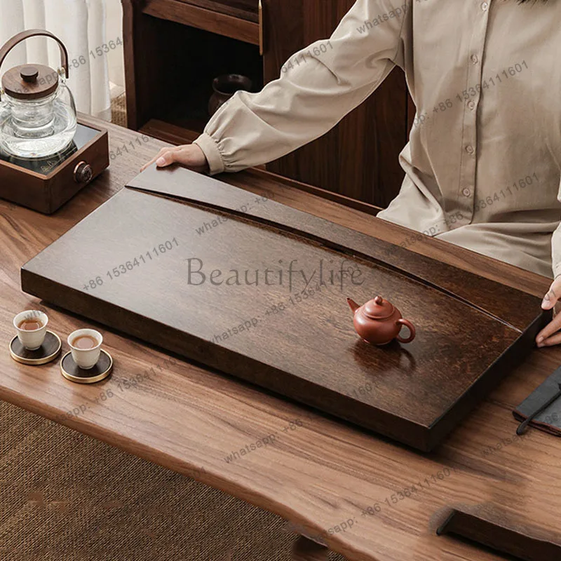 Best Sellers Japanese Wooden Tea Tray Rectangle Accessories Table Tableware Hospitality Tea Tray Desk Wood Plates For Food Plate