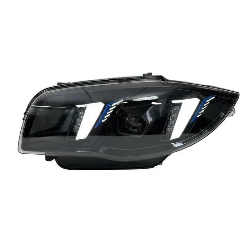 Обновленные светодиодные фары Tianxi 20W в стиле Fang с двухцветными ДХО для BMW 1 серии E87 04-11