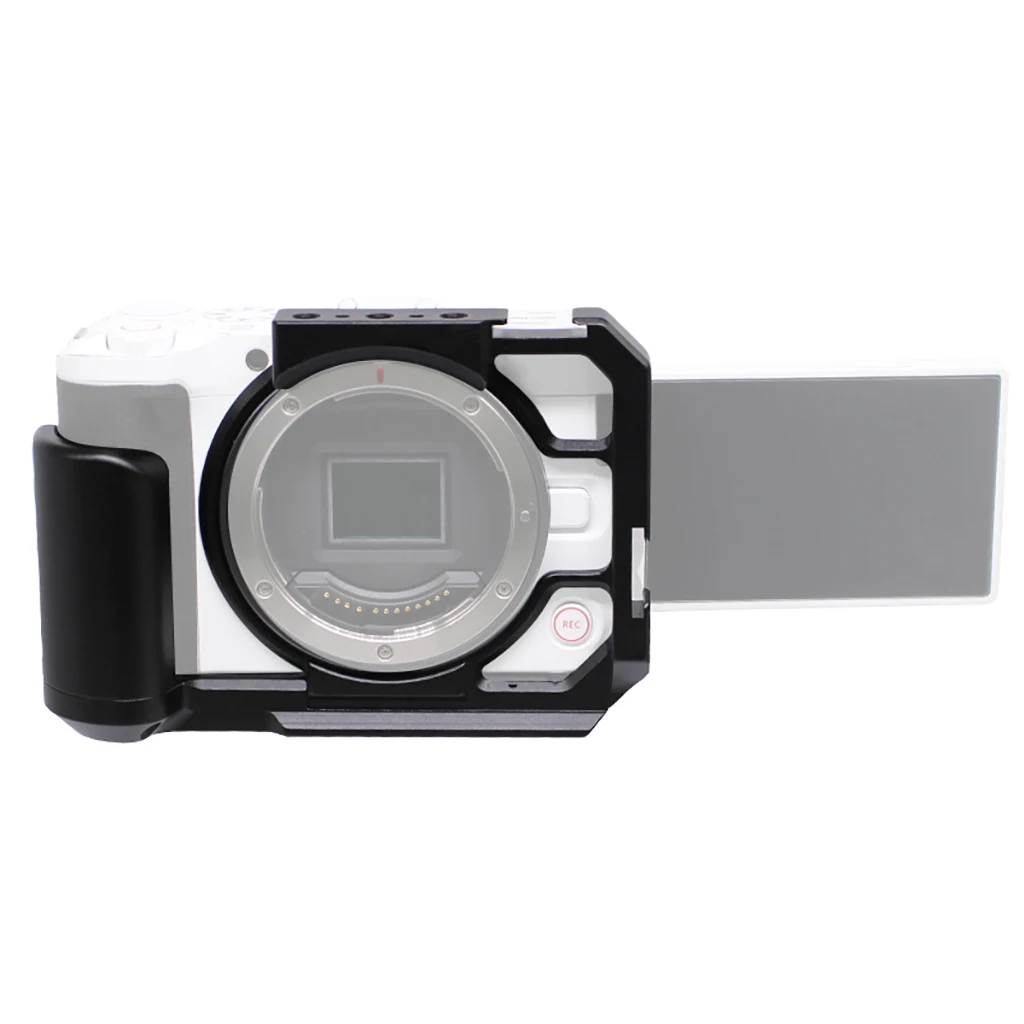 Kamerakäfig für Canon EOS R ILDC / R50V Kamera, passgenau für Arca Swiss Grundplatte, ARRI Cold Shoe Halterung, Video Film Rig Stabilisator – Detail 27
