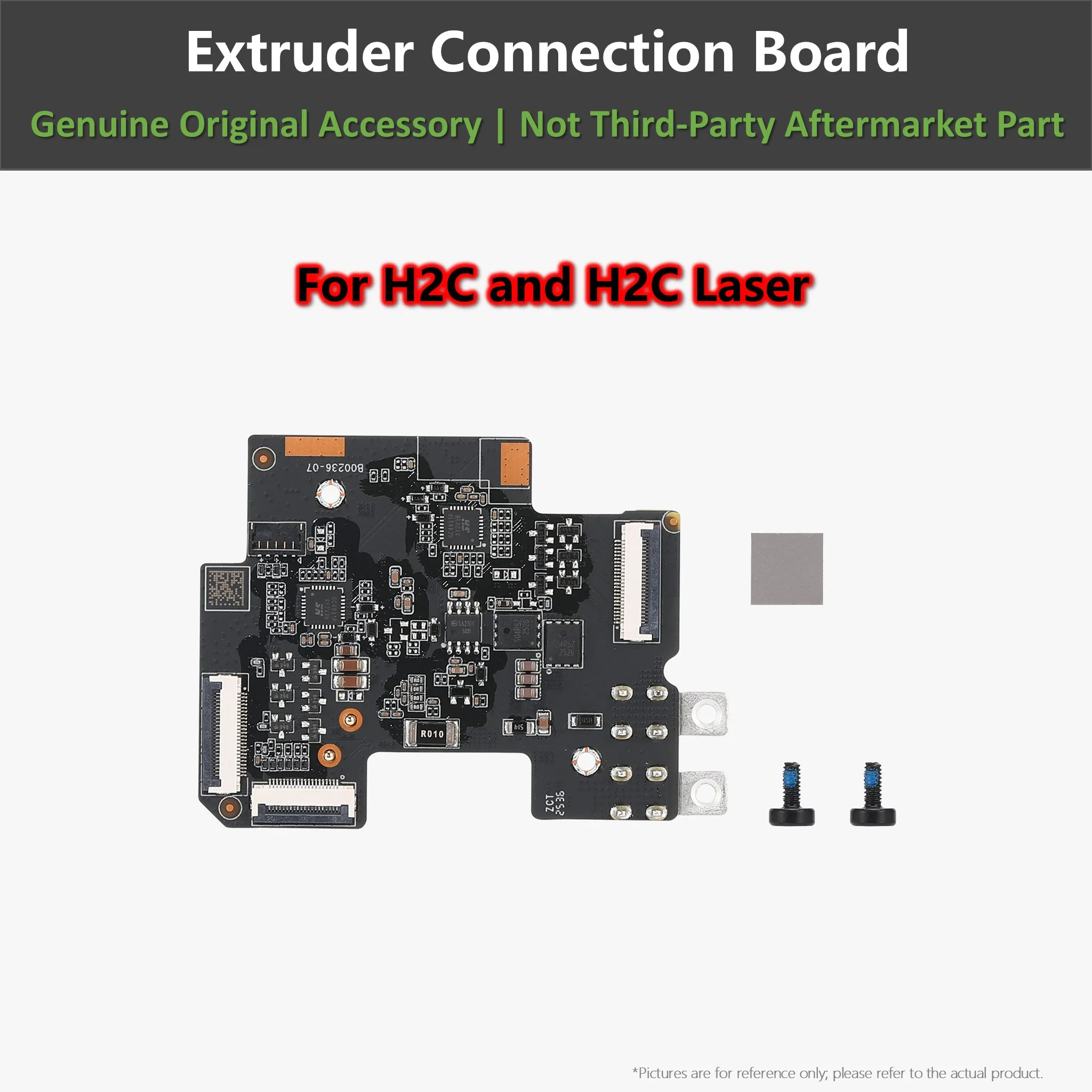 Original Bambu Lab H2C Extruder Connection Board, Rear Toolhead Interface PCB for Extruder Signals & Power, 3D Printer Part