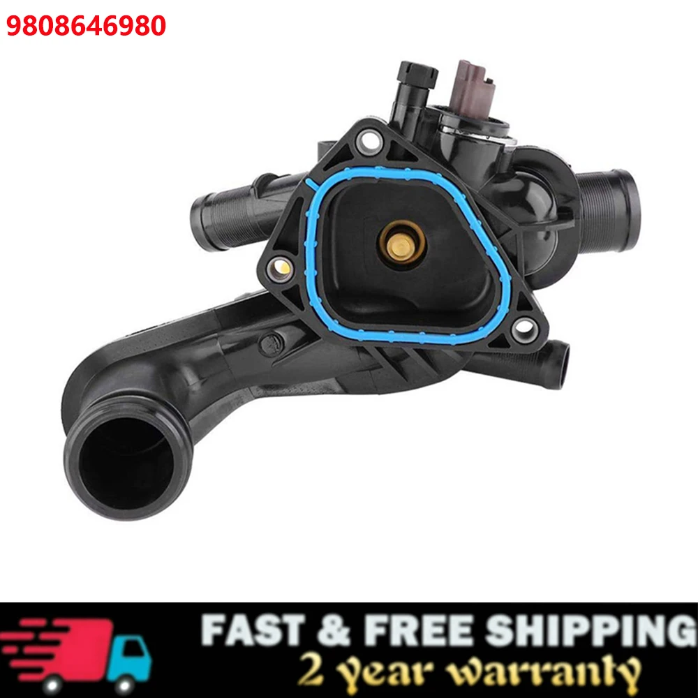 Thermostat + Housing Assembly 9808646980 V764558080 For MINI R56 R55 Peugeot 207 208 308 508 2008 3008 1.4 1.6 16VTi