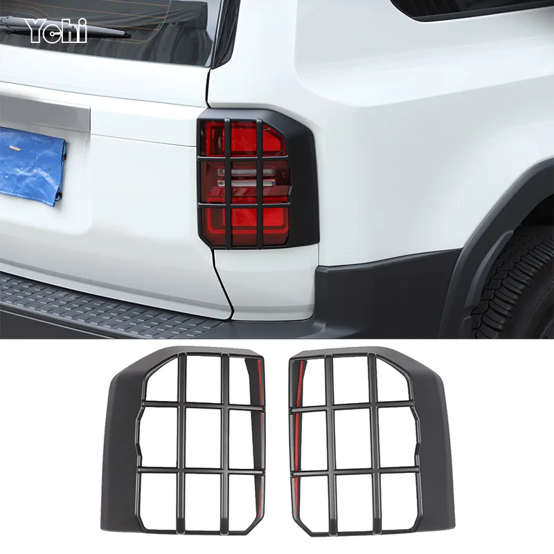 

Для Toyota Land Cruiser Prado 250 LC250 2024 2025 ABS автомобильный задний бампер крышка заднего фонаря накладка рамка заднего фонаря автоаксессуары