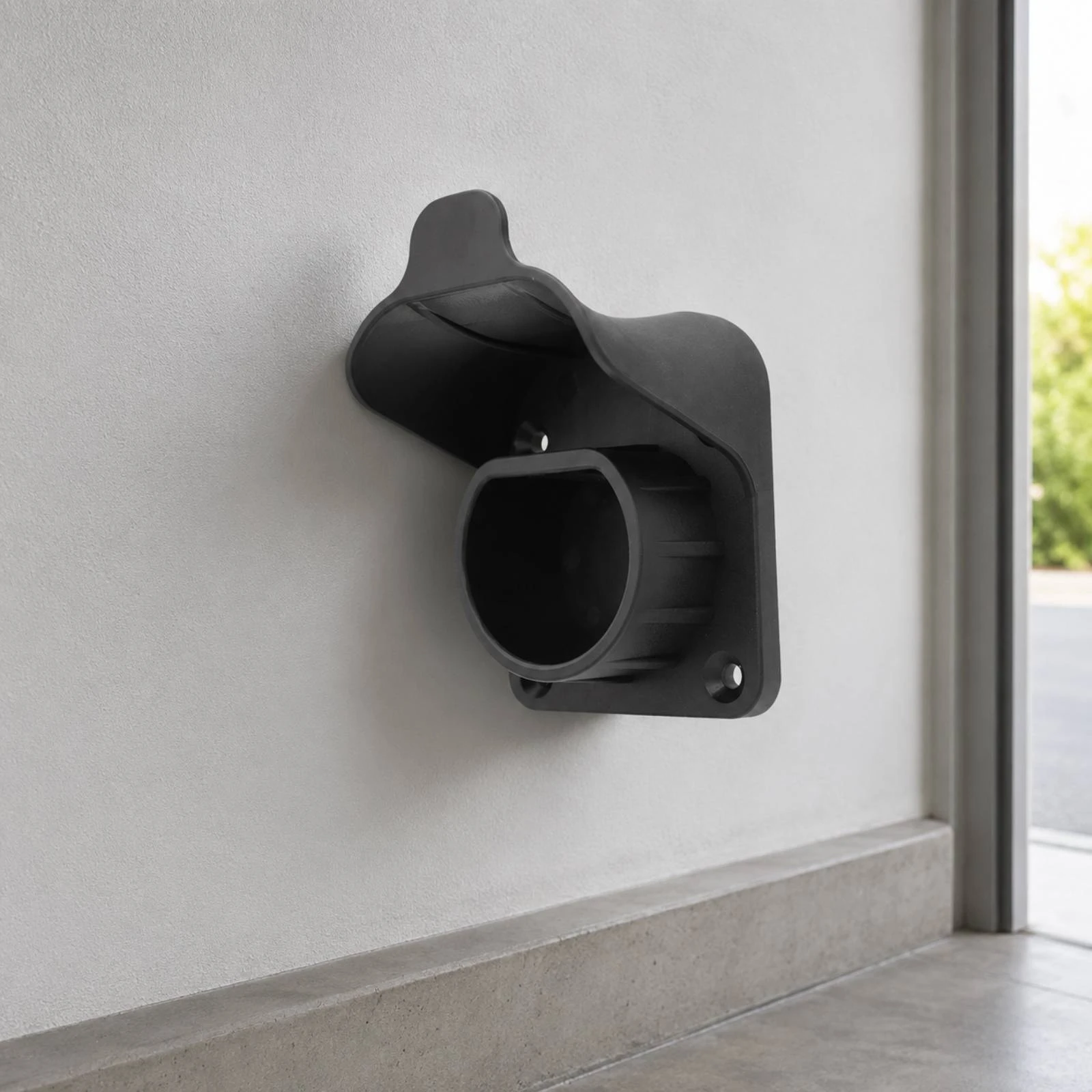 7 Contact Charging Socket Holder Fireproof Electric Vehicle Plug Holder Charging Connector Cradle UL94 V-0 for Garage