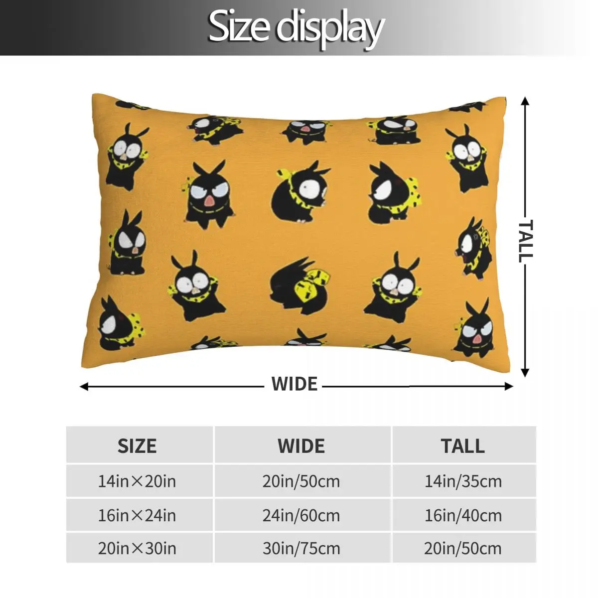 P Chan Ranma Rectangle Pillowcase Cushion Cover Polyester Decorative Bed Home Comfort Throw Pillow