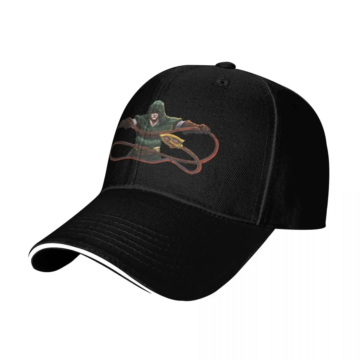 Vampire Survivors Official Game Art Baseball Cap Six Panel Structured Crown Sun Protection UPF 50+ Breathable Mesh Back
