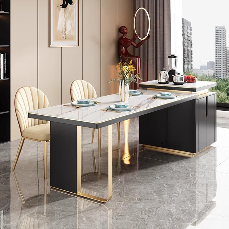 

Modern Italian Coffee Table Simplicity Design Rectangle Dining Table Set Design Living Room Moveis Para Cozinha Luxury Furniture