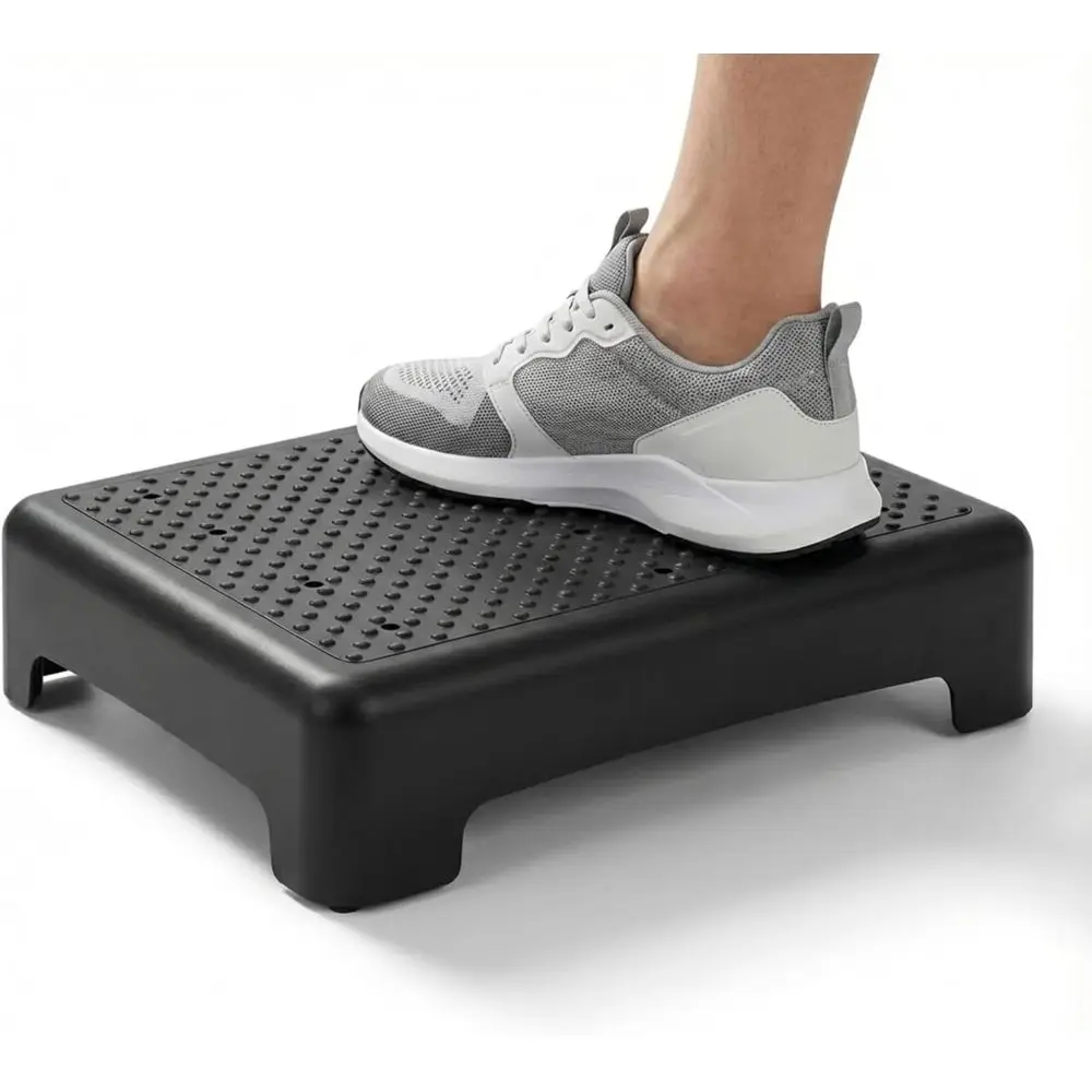 

3.35'' Short Step Stool – 600lb acity Ultra-Sturdy Structure & Lightweight Step Stools or Seni, Kids & Adult | Non-Slip Wide Pla