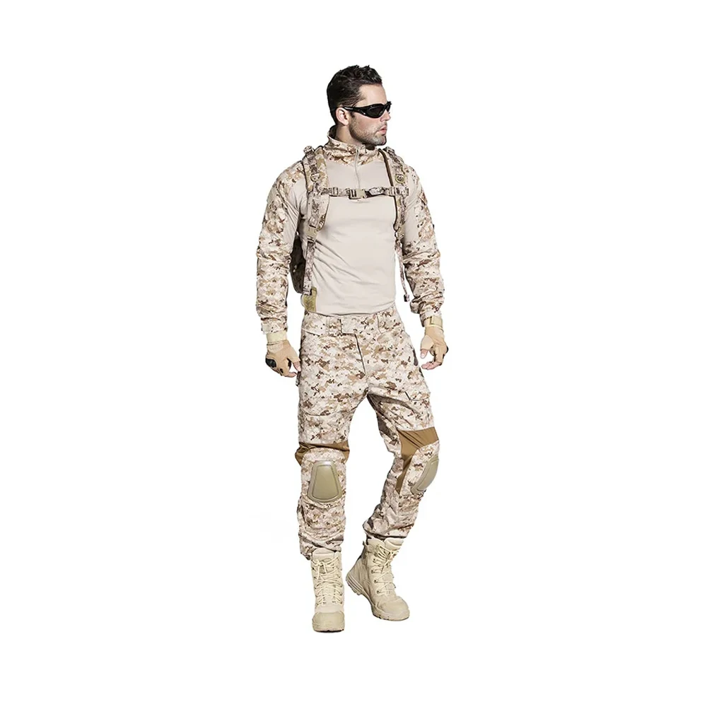 Emersongear Gen2 BDU Combat Suit Tactical Shirt Pants with Elbow Knee Pads Hunting Clothes Camping Hiking E2 AOR1 11.11 Sales