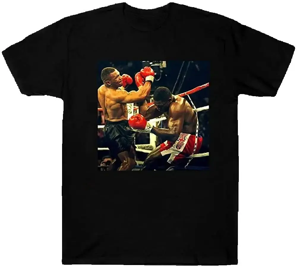 Iron Mike Tyson Boxing T-Shirt 100% Cotton O-Neck Short Sleeve Summer Casual Mens T-shirt Size S-3XL