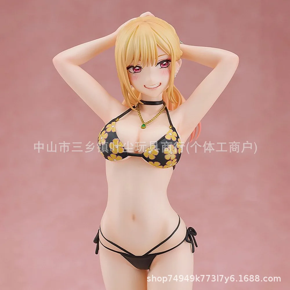Figura de Anime de 25 cm de My Dress-Up Darling, Marin Kitagawa en Pose de Pie, Adorno para Caja, Decoración de Habitación, Regalo Coleccionable para Fans, Éxito de Ventas