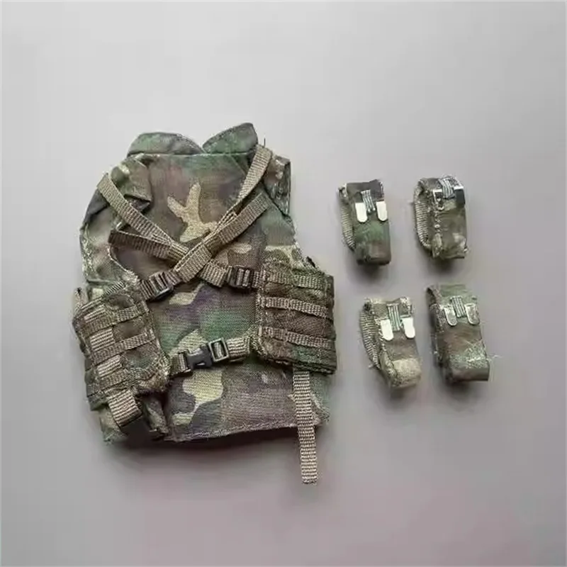 

1/6 Soldier Clothing Accessories Vietnam War Jungle Chest Hanging Vest Set Model Toy For 12'' Action Figure Body In Stock