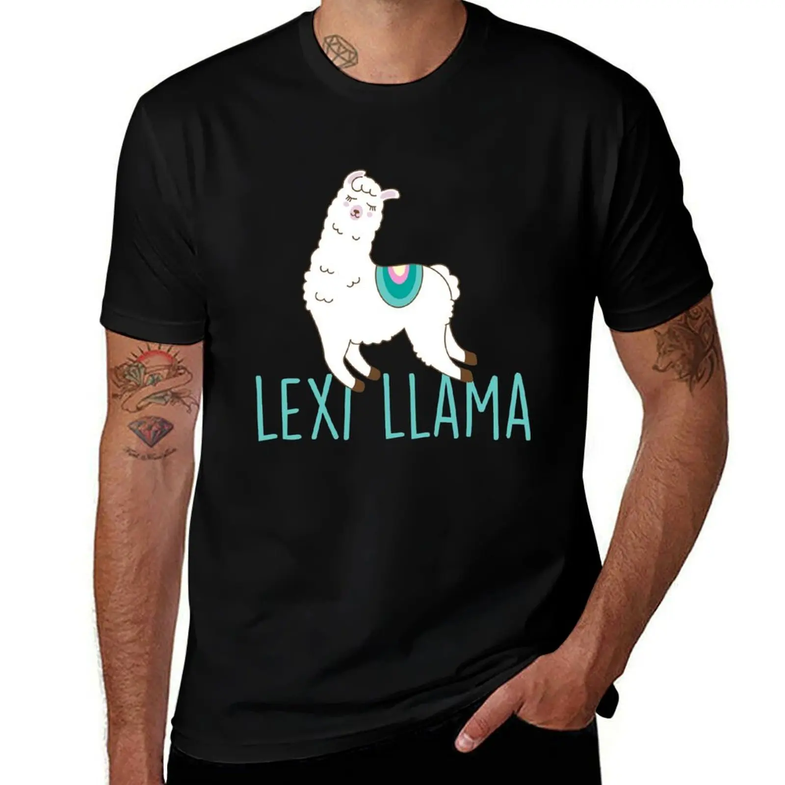 Lexi Hensler Lexi Llama T-Shirt Lightweight Casual Summer T-Shirt