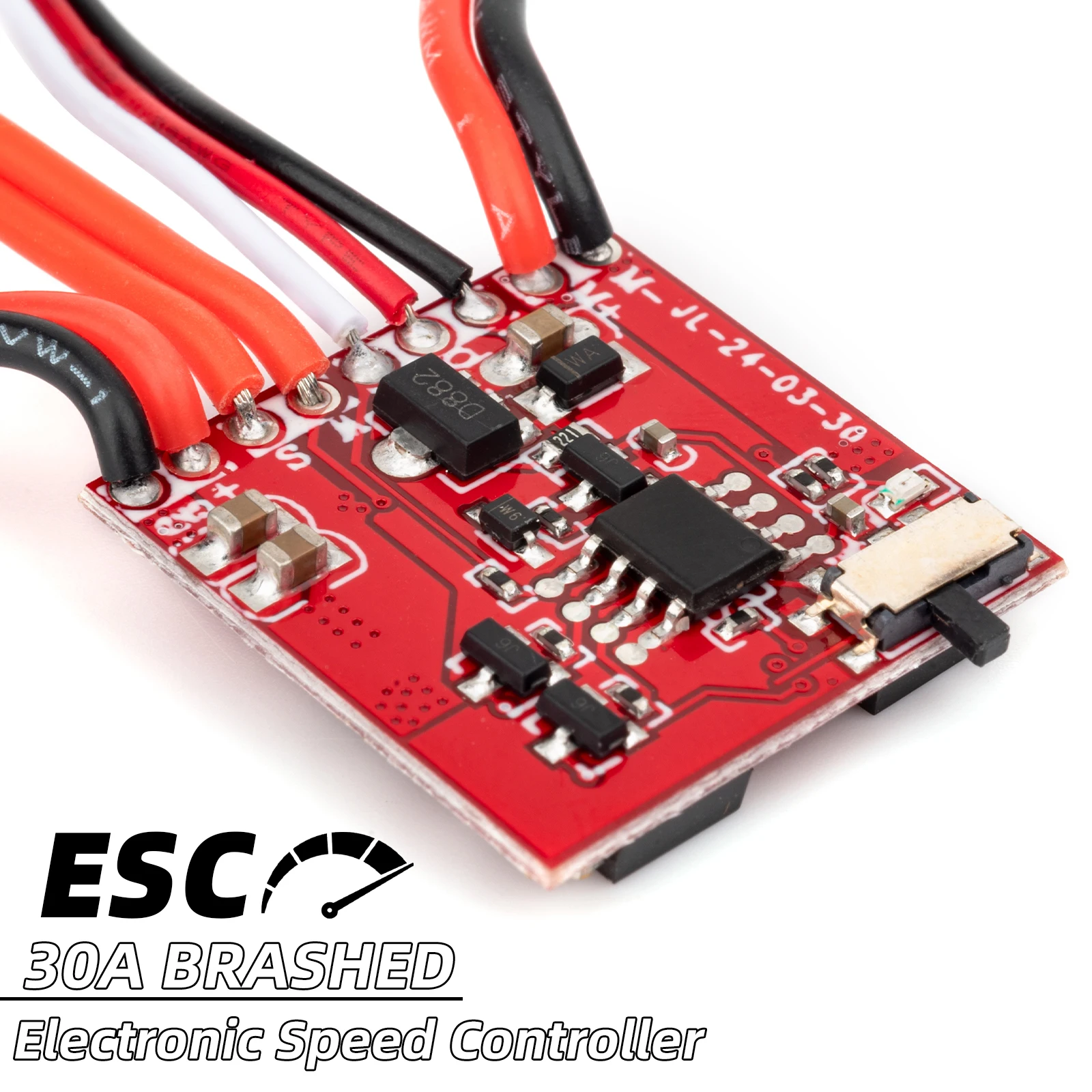 RC 20A 30A Micro Brushed ESC Electronic Speed Controller For 1/18 1/24 1/28 RC Car Mini Z Drift Car RC Boat Model Upgrade Parts