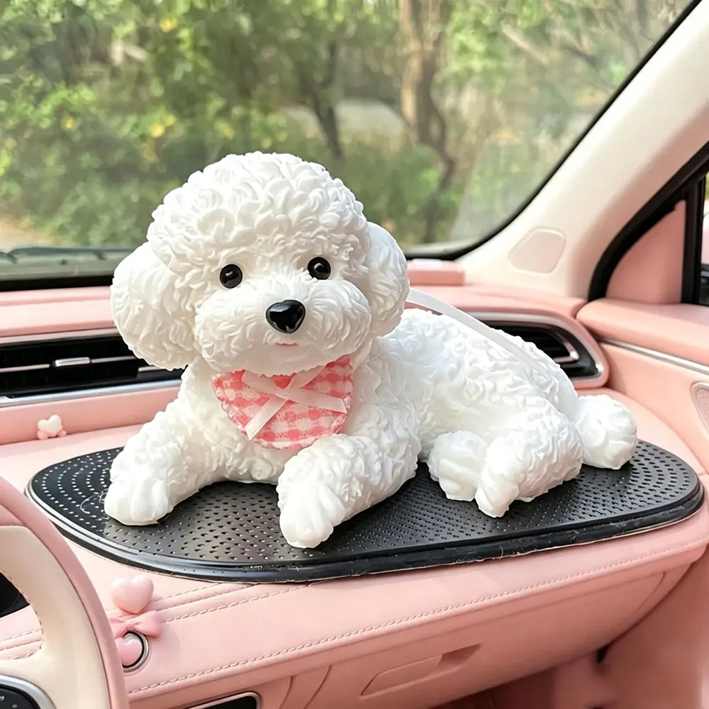 3D Poodle Dog Silicone Mold Cute Teddy Bichon Squishy Toy Mould Gypsum Soap Resin Casting Tool Stress Relief Clay Molds