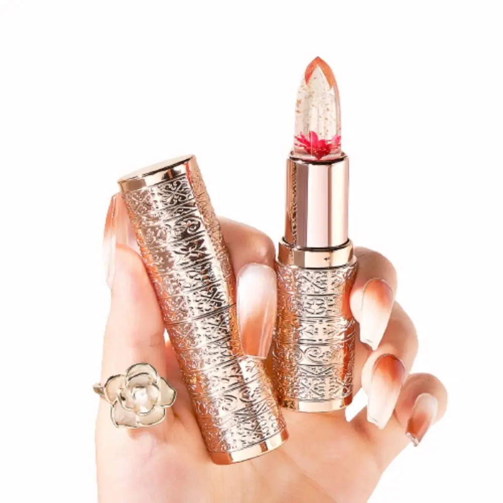 ลิปสติกเปลี่ยนสีตามอุณหภูมิ ชุ่มชื้น บำรุงริมฝีปาก กันน้ำ ประกายวิ้ง ฉ่ำวาว สำหรับฤดูใบไม้ร่วงและฤดูหนาว ไม่ติดแก้ว