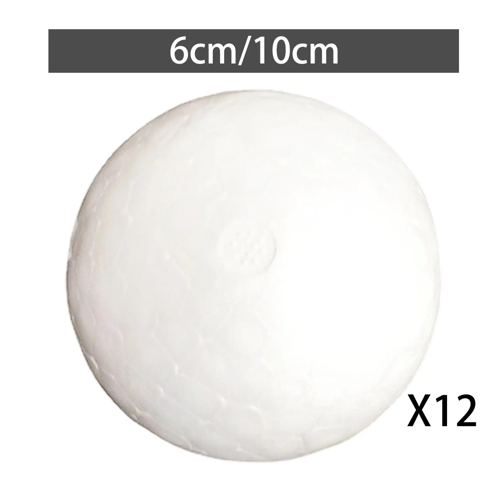 12x Craft Foam Balls Xmas Decor for DIY Arts and Crafts School Project Home