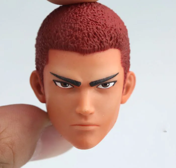 

1/6 Scale Short Hair Hanamichi Sakuragi Head Sculpt SLAM DUNK SHOHOKU Fit for HT Tbleague Phicen Body Model Toy