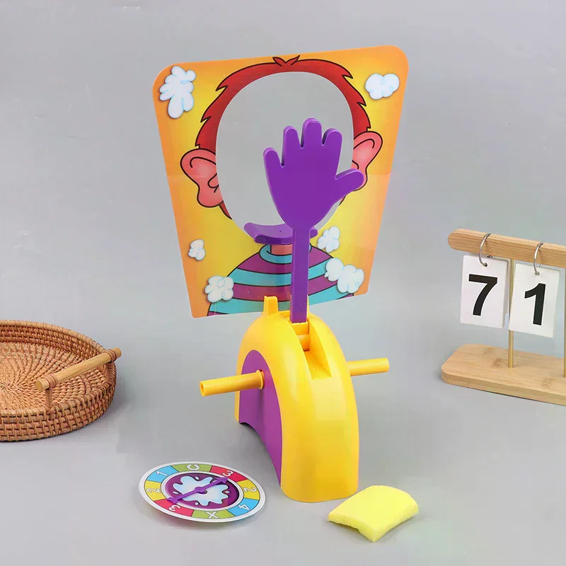 Torta Gioco per il viso Crema montata nel viso Divertente festa Gioco per famiglie Gadget Scherzo Bavaglio Scherzi Giocattoli antistress per bambini