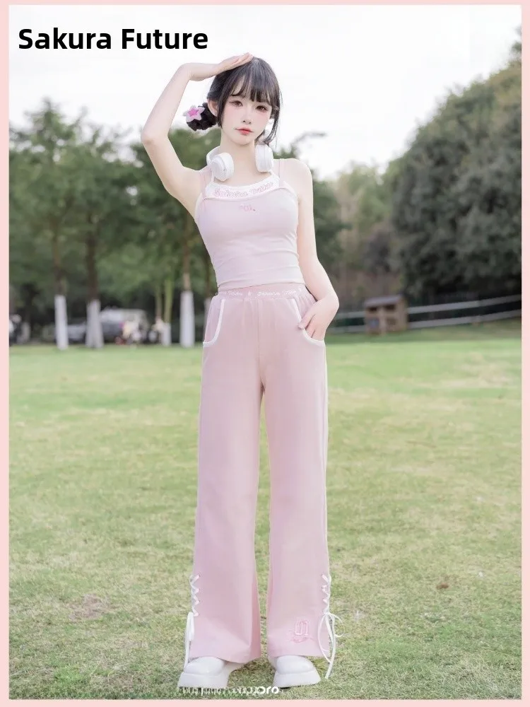 

Tianyu River Initial Future Sakura Long Ear Hoodie Jaet Women's Exclusive Edition Vest Strap ort Pure Cotton Polyester