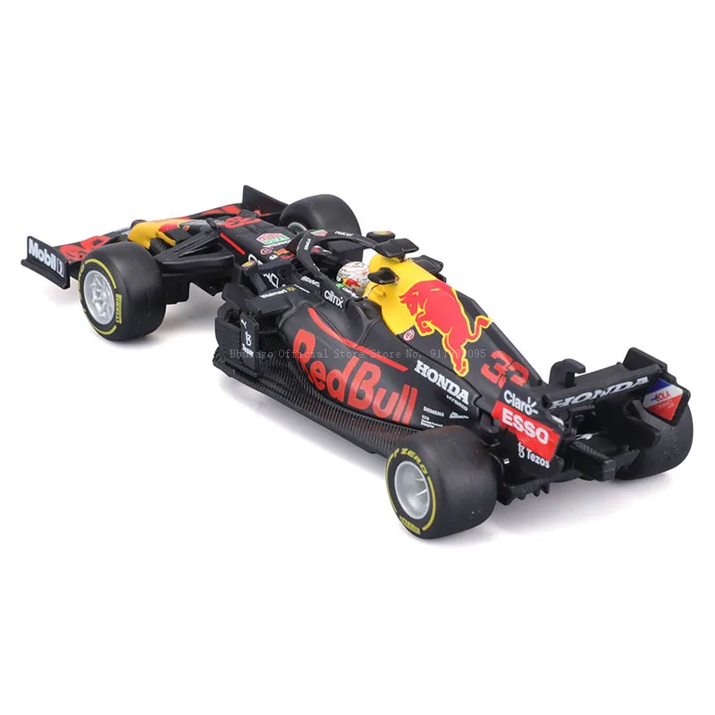 Bburago 1:43 f1 red bull racing rb16 2020 no33 verstappen liga de luxo veículo diecast carros modelo brinquedo coleção presente