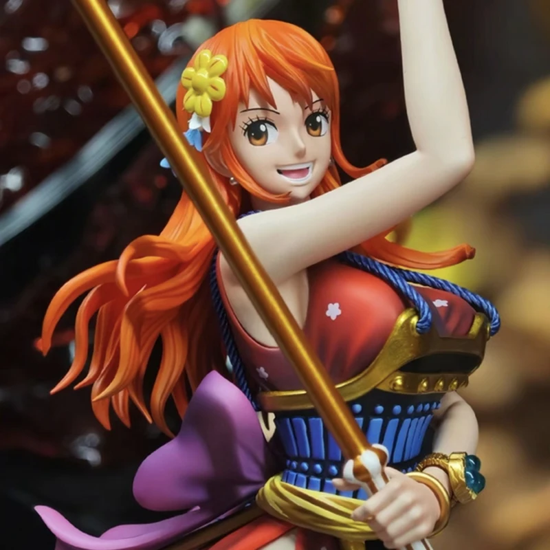 Nieuwe 30 cm Lx Studio Een Stuk Nami Figuren Ghost Island Samurai Pvc Anime Figuur Standbeeld Collectie Model Ornament Speelgoed en Geschenken