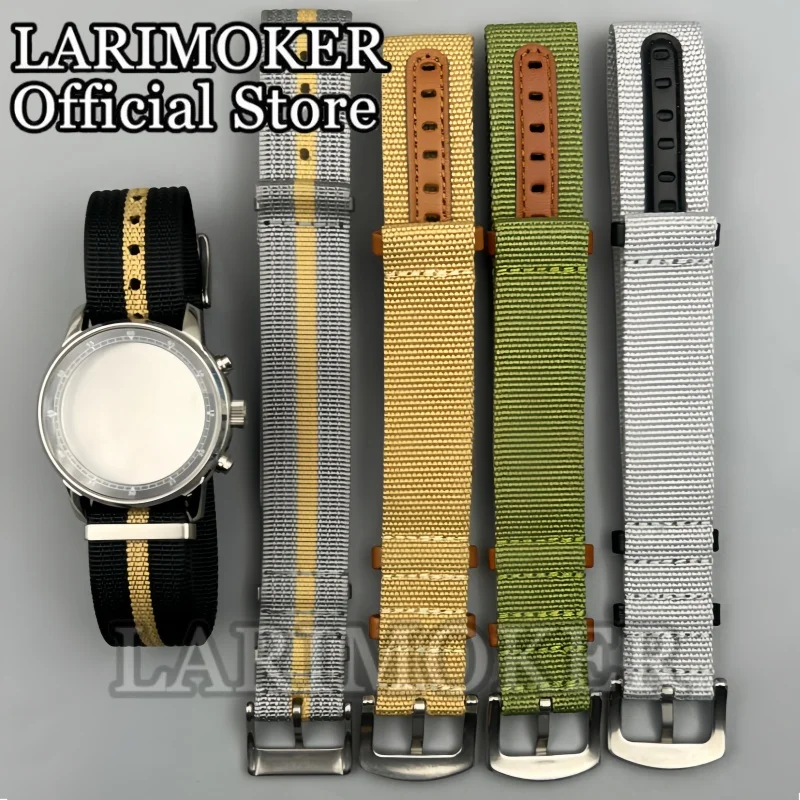 

Бренд LARIMOKER, нейлоновый ремешок для часов 20 мм, разноцветный ремешок для часов 20 мм, подходит для часов с наконечником шириной 20 мм, модифицированный запасные части для часов