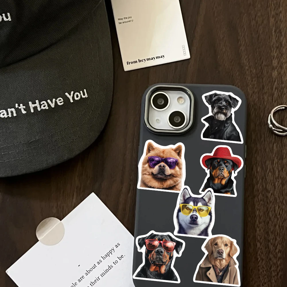 50 قطعة ملصقات حيوانات واقعية مضحك الكرتون صائق DIY بها بنفسك مجلة الهاتف المحمول خوذة سكيت دراجة ملصق للمراهقين هدية