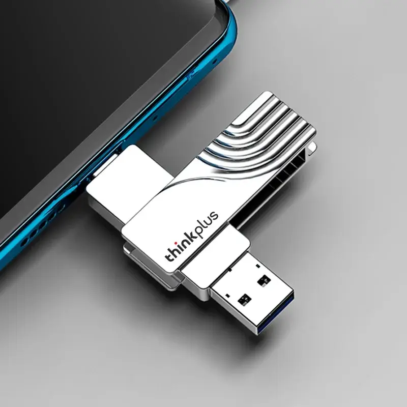 ThinkPlus for Lenovo USB Flash Drive 3.2 Type A Type C 32GB 64GB Pen Drive for PC Andriod Smartphone Memory Stick Storage U Disk