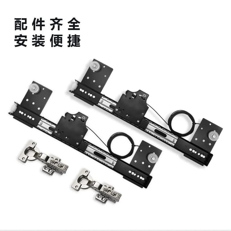 

Скрытая направляющая для дверей шкафа-купе, направляющая для раздвижных дверей ТВ-тумбы, невидимая направляющая для распашных дверей, фурнитура для дверей-бабочек с боковым врезом