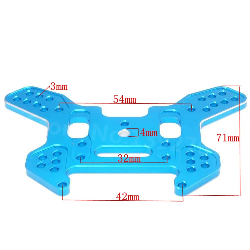 ラジコンカー用アルミ合金リアショックタワー,hsp 860006 60008p,rc 1/8,モデルウッドパーツ