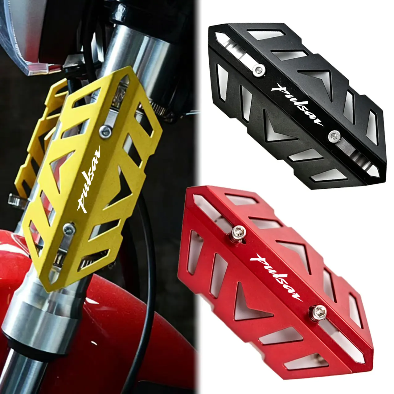 Nueva cubierta protectora para horquilla delantera y cubierta decorativa para tubo de escape CNC para motocicleta Bajaj Pulsar NS125 NS160 NS200 NS400 Z