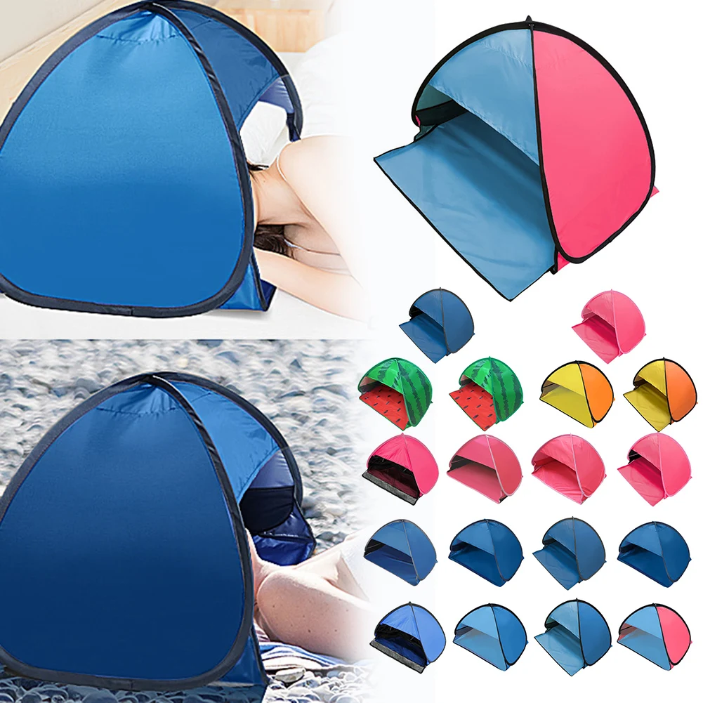

1pcs Headrest Tent Automatic PopUp Sun Shade Tents Portable Small Beach Canopy Summer Sea Sun Shelters Outdoor Camping Head Tent