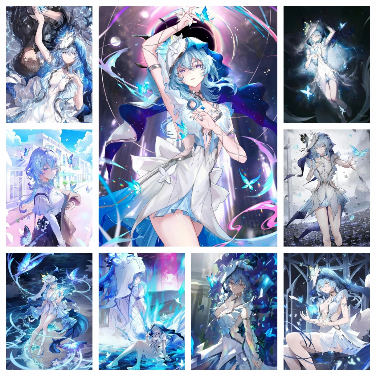 Wuthering Waves Cute Verina Rover ShouAnRen Diamond Painting Art Anime Game Yinlin Baizhi Photo Mosaic Cross Stitch Room Decor