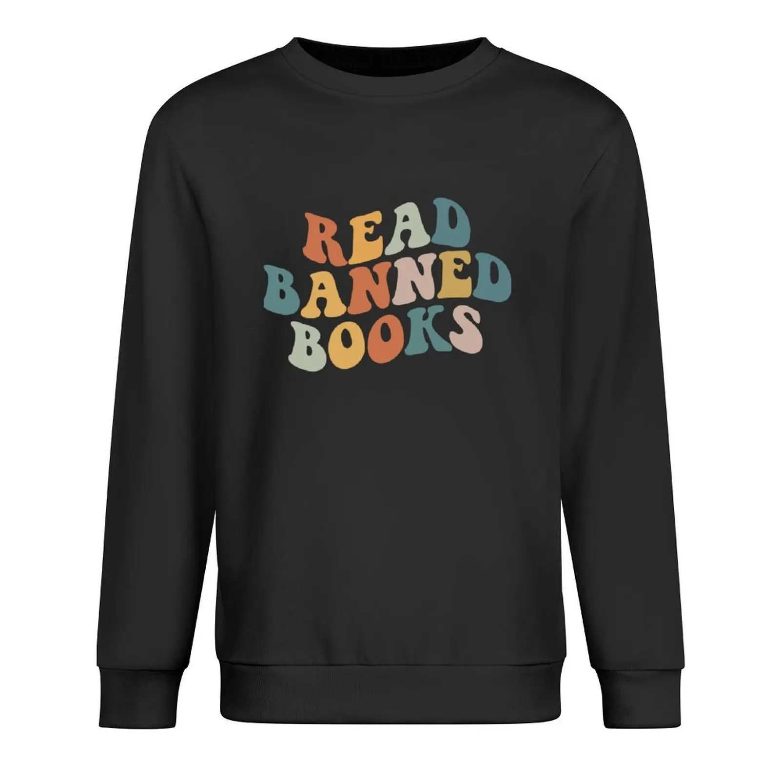 

Read Banned Books Bookworm Reader Retro Banned Books Gear Pullover anime clothes winter clothes sports sweatshirt man