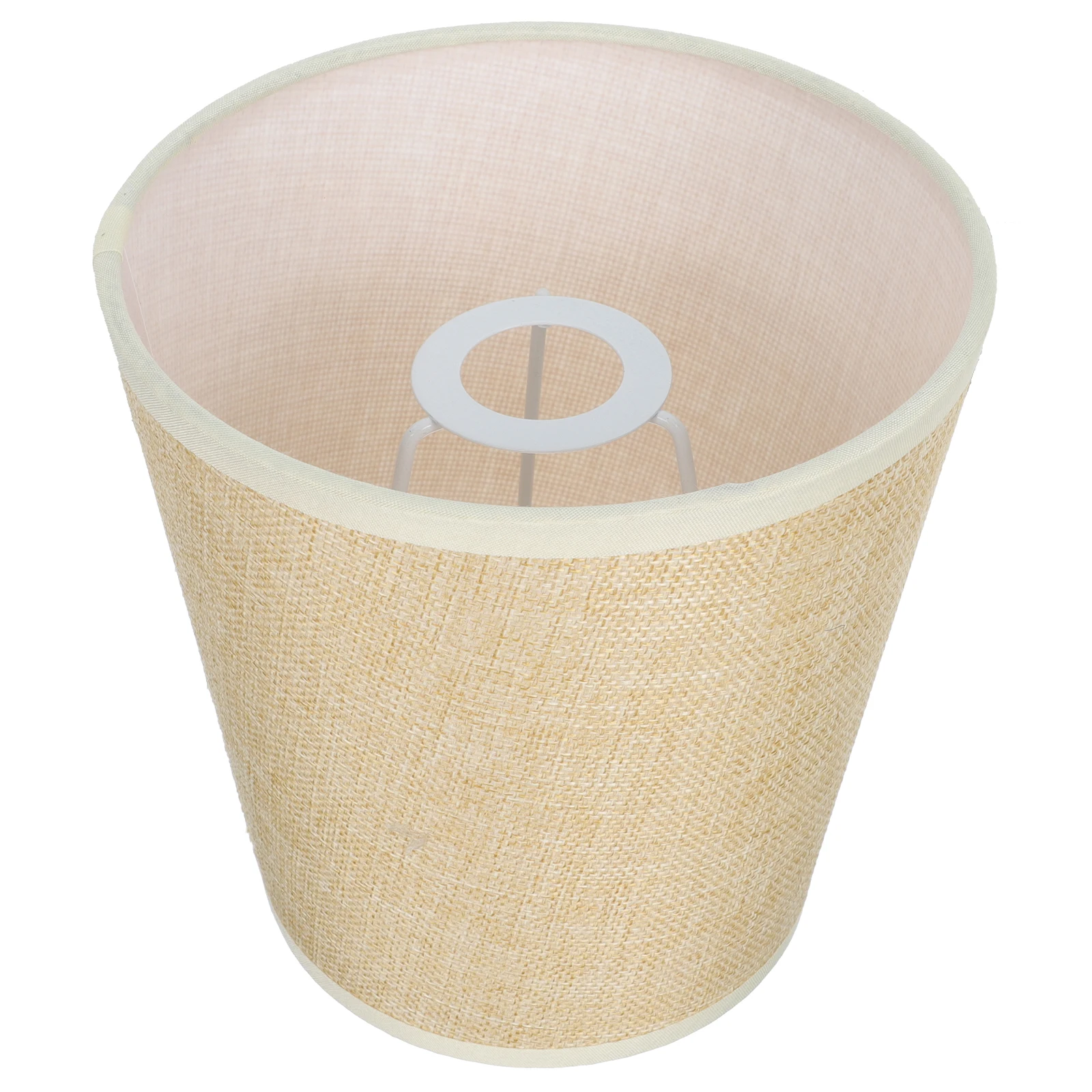 Paralume Accessori Panno Telaio in ferro Durevole Lampadario da tavolo Parete Soffitto Lampada da terra Copertura leggera Paralume semplice