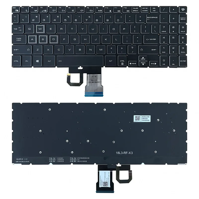 z  Compatible with  for  Thunderobot 911 Huijin/Titanium Air/Chaser/Silver Moon New 911Pro Black Warrior/911MixBook keyboards