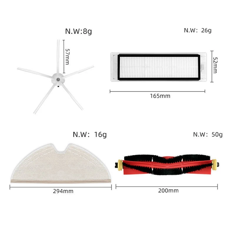 샤오미 Roborock 로봇 진공 부품, S5max, S6pure, S6maxv