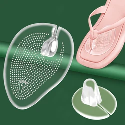 Almohadillas de silicona para los dedos de los pies para zapatos mujeres y hombres antideslizante antepié Insertar almohadillas para los pies para tacones altos sandalias chanclas anti-dolor Gel plantillas de zapatos