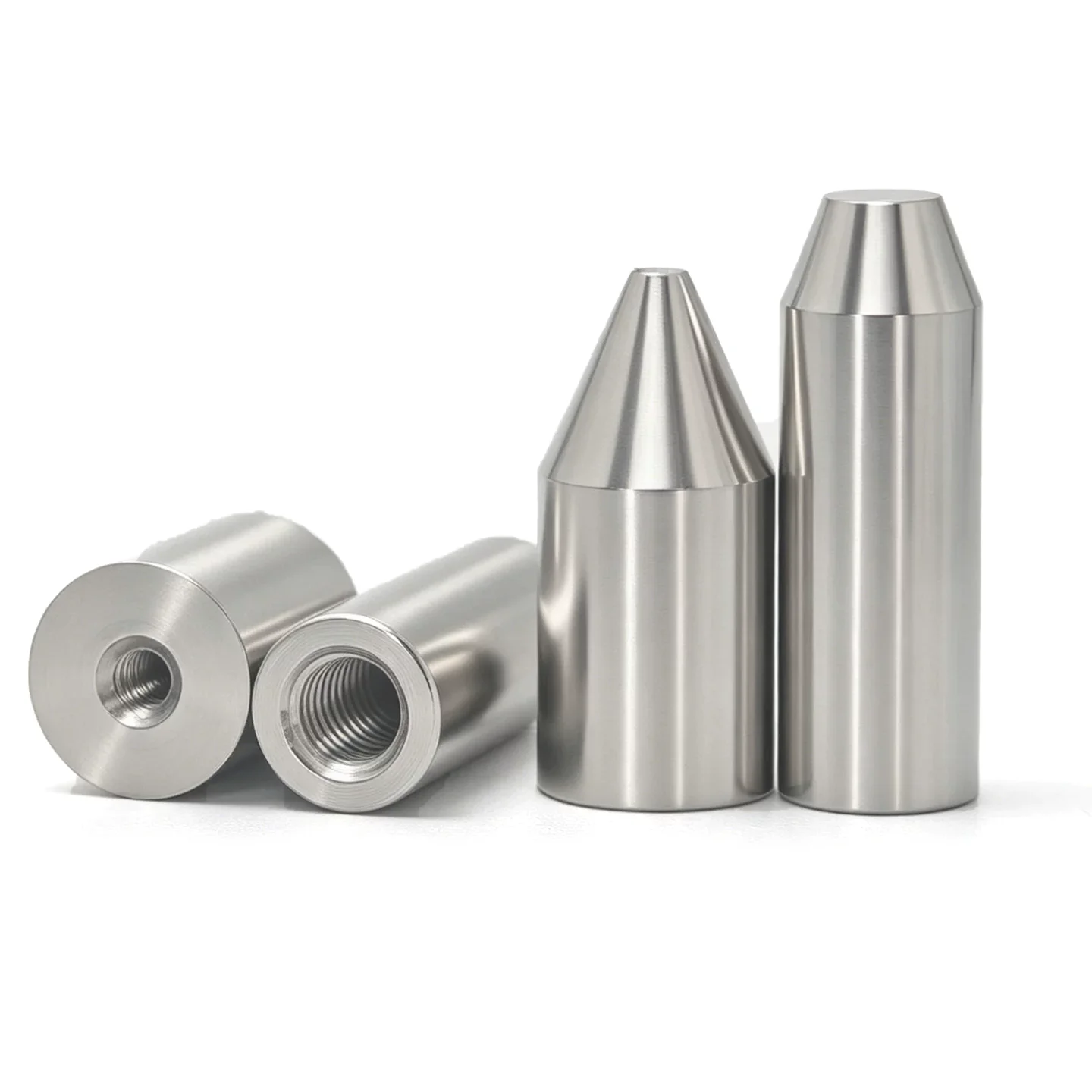 Taper‑Head Female Thread Dowel Pin, Chamfered Cylindrical Pin, Internal‑Thread Stud, Non‑Standard Custom, Guide Pin M3 M4 M6