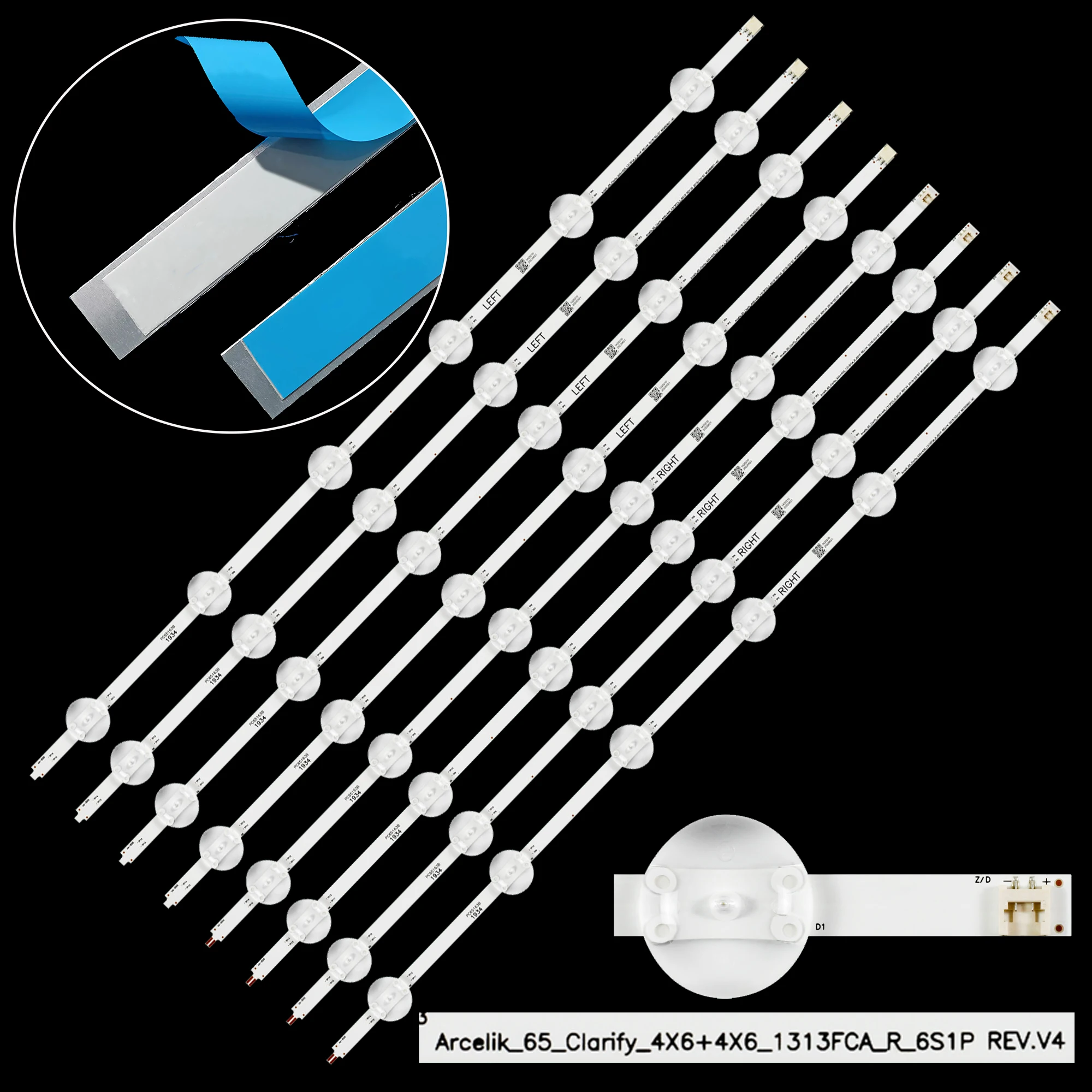 

LED Strip For 65GDU7905B 65GDU7810B 65L8900 65L8900 WCG606 WCM606 ZAM606 AL65L8960 65VLX8000BP A65L8900 B65L 8900