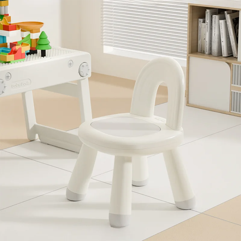 Kinder Kruk Hoge Stoel Baby Eten Meubels Klein Kind Tafel Ontwerp Fauteuil Plastic Stoelen Ontwerper Groeiende Studie Houten